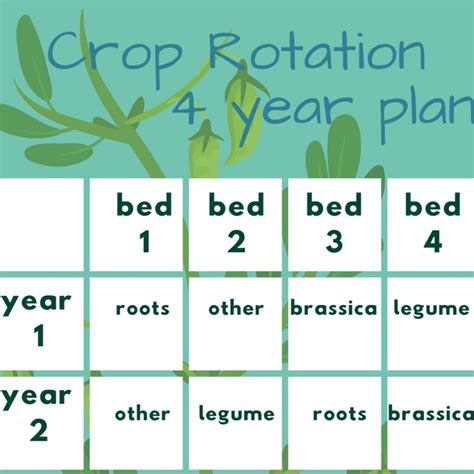 Crop Rotation Chart Printable